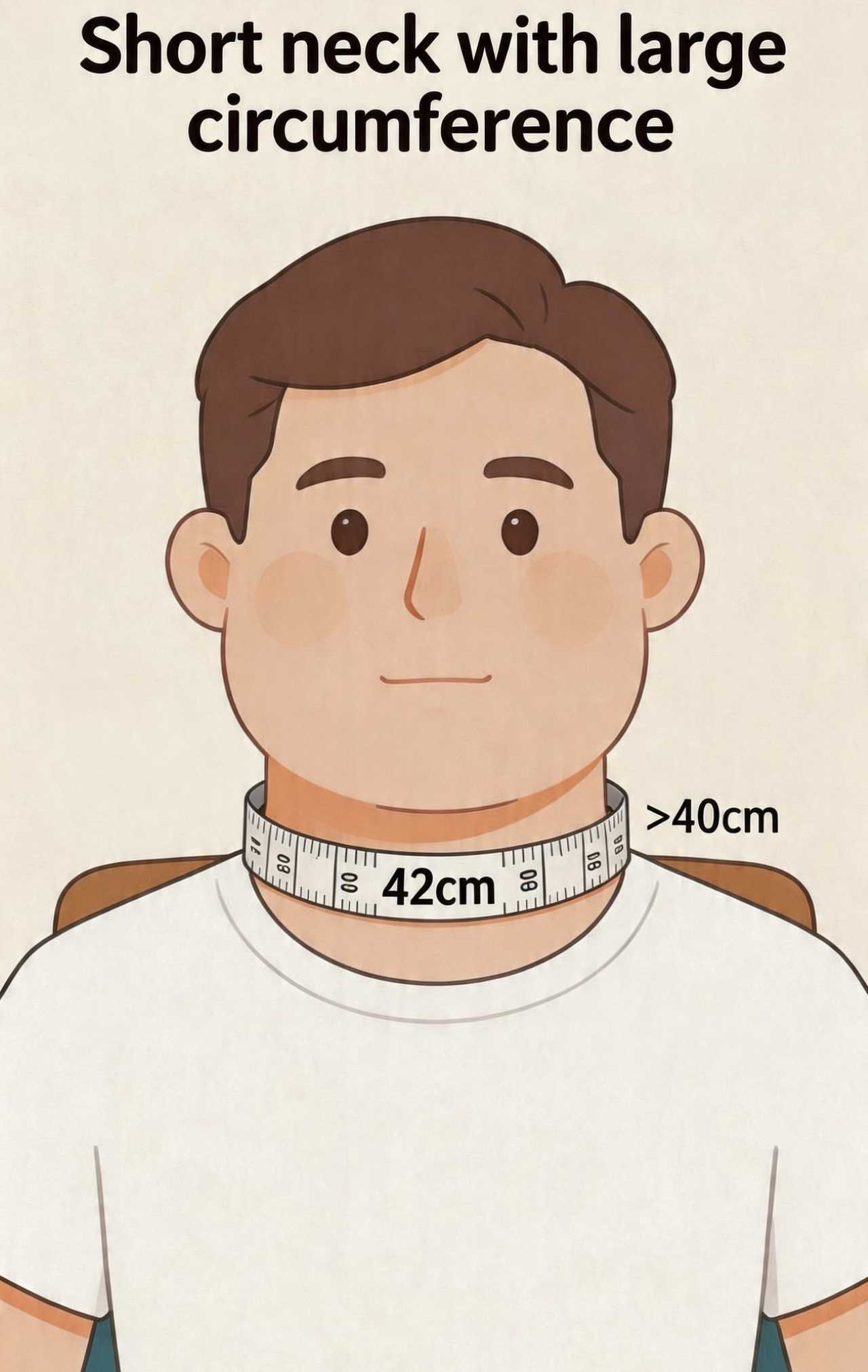 Short neck with large circumference example